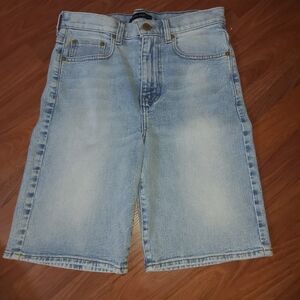 Modern American La Brea Long Berbuda Jean Shorts Size 27 New
